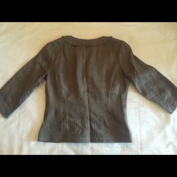 LOFT Linen Blazer 00p brown - Picture 2 of 2